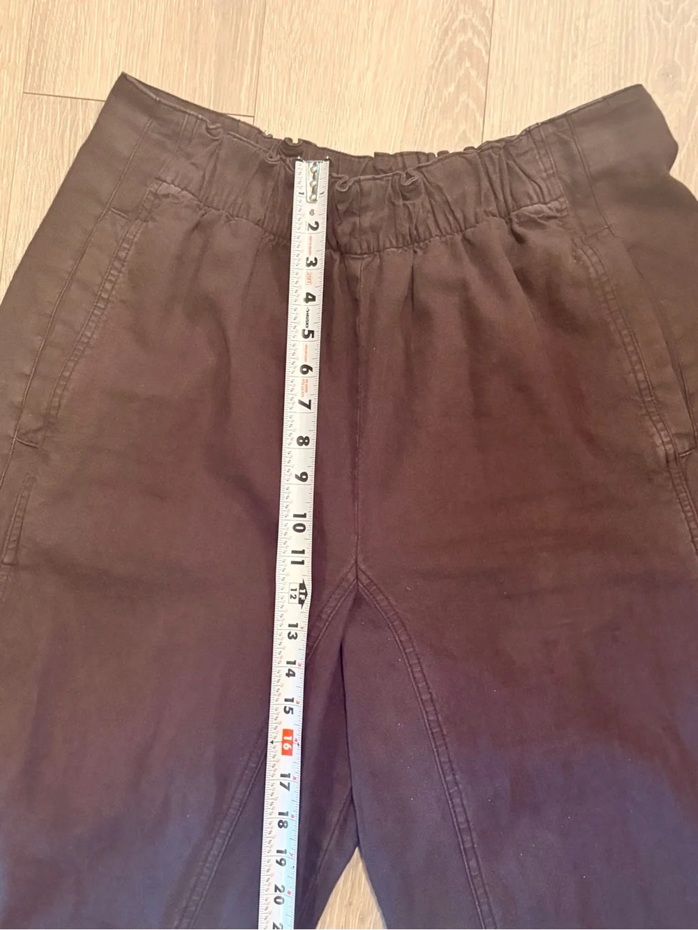Free People Days End Pull-On Linen Pant - Picture 7 of 11
